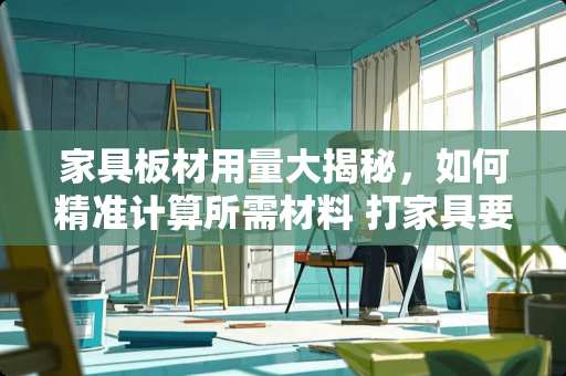 家具板材用量大揭秘，如何精准计算所需材料 打家具要用多少板材