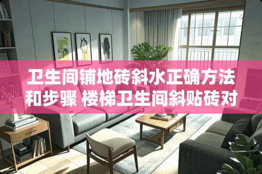 卫生间铺地砖斜水正确方法和步骤 楼梯卫生间斜贴砖对接方法