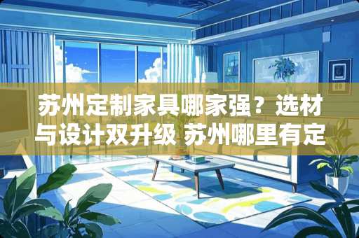 苏州定制家具哪家强？选材与设计双升级 苏州哪里有定制家具