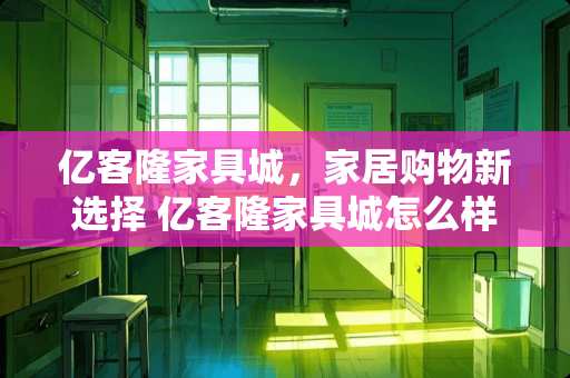 亿客隆家具城，家居购物新选择 亿客隆家具城怎么样