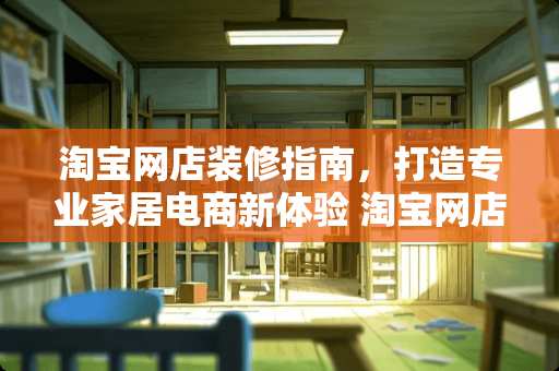 淘宝网店装修指南，打造专业家居电商新体验 淘宝网店怎么装修