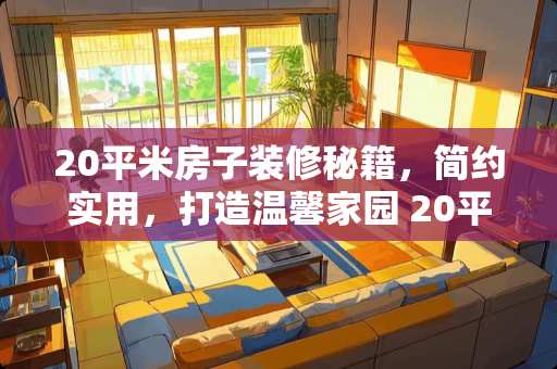 20平米房子装修秘籍，简约实用，打造温馨家园 20平米的房子怎么装修