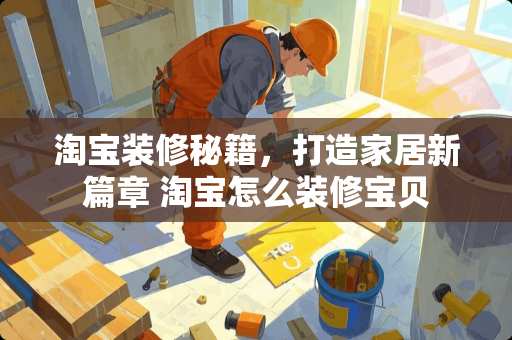 淘宝装修秘籍，打造家居新篇章 淘宝怎么装修宝贝