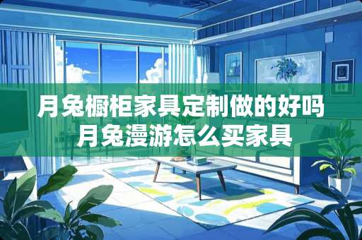 月兔橱柜家具定制做的好吗 月兔漫游怎么买家具