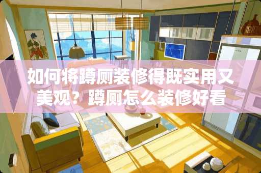 如何将蹲厕装修得既实用又美观？蹲厕怎么装修好看