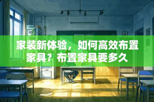 家装新体验，如何高效布置家具？布置家具要多久