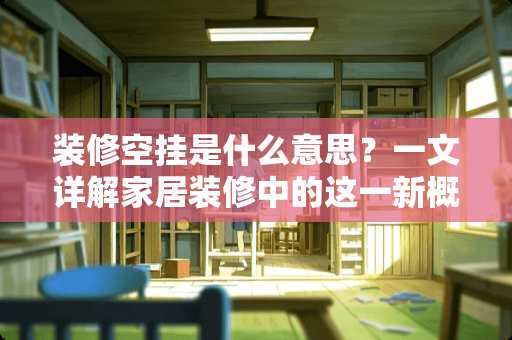 装修空挂是什么意思？一文详解家居装修中的这一新概念 装修空挂是什么意思