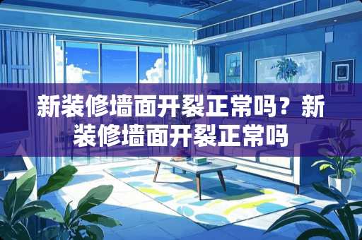 新装修墙面开裂正常吗？新装修墙面开裂正常吗