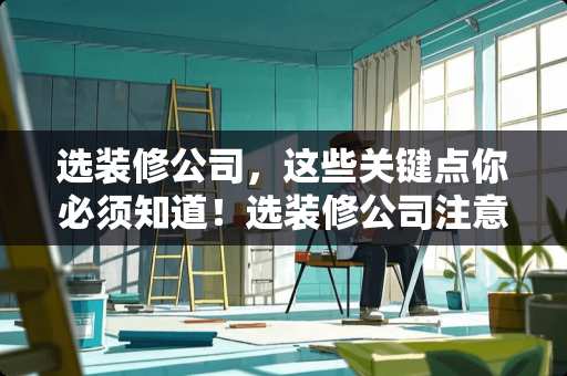 选装修公司,这些关键点你必须知道!选装修公司注意什么 选装修公司,这些关键点你必须知道!选装修公司注意什么