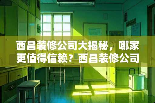 西昌装修公司大揭秘，哪家更值得信赖？西昌装修公司有哪些