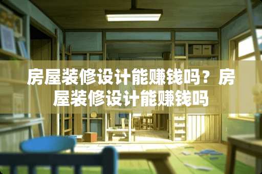 房屋装修设计能赚钱吗？房屋装修设计能赚钱吗