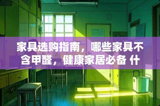 家具选购指南，哪些家具不含甲醛，健康家居必备 什么家具不含甲醛