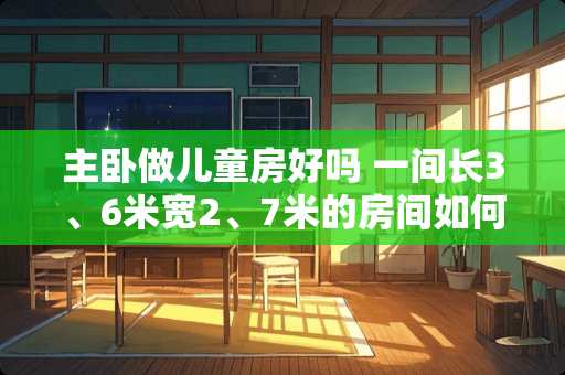 主卧做儿童房好吗 一间长3、6米宽2、7米的房间如何设计儿童房