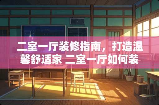 二室一厅装修指南，打造温馨舒适家 二室一厅如何装修