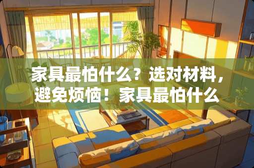 家具最怕什么？选对材料，避免烦恼！家具最怕什么