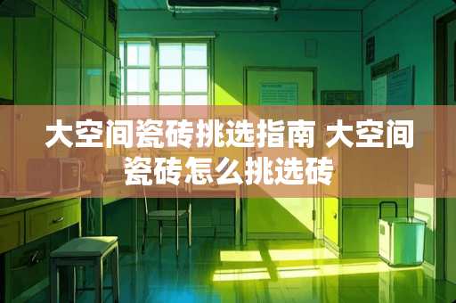 大空间瓷砖挑选指南 大空间瓷砖怎么挑选砖