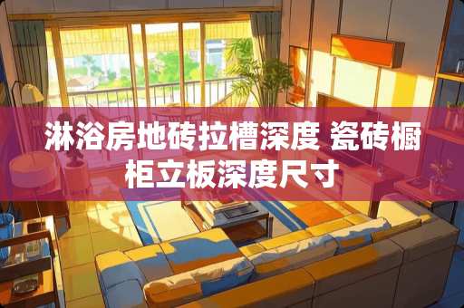 淋浴房地砖拉槽深度 瓷砖橱柜立板深度尺寸