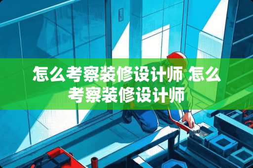 怎么考察装修设计师 怎么考察装修设计师