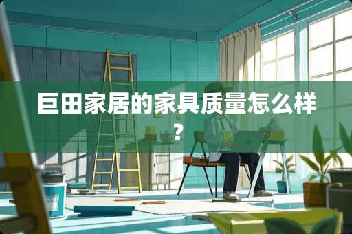 巨田家居的家具质量怎么样？