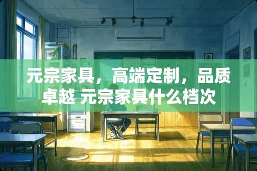 元宗家具，高端定制，品质卓越 元宗家具什么档次