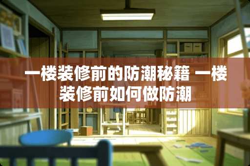 一楼装修前的防潮秘籍 一楼装修前如何做防潮
