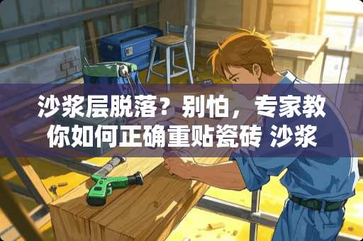 沙浆层脱落？别怕，专家教你如何正确重贴瓷砖 沙浆层脱落怎么贴瓷砖