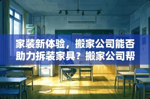 家装新体验，搬家公司能否助力拆装家具？搬家公司帮拆装家具吗