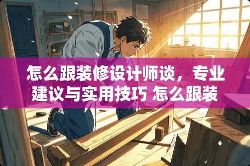 怎么跟装修设计师谈，专业建议与实用技巧 怎么跟装修设计师谈