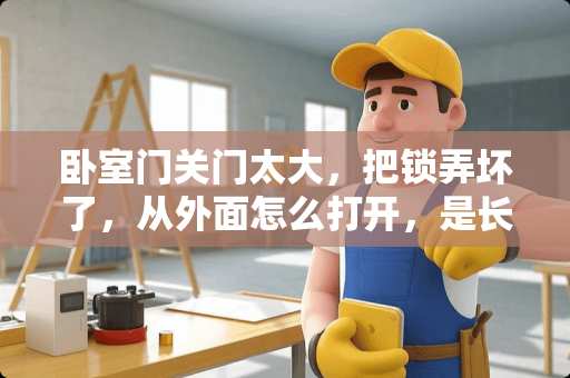 卧室门关门太大，把锁弄坏了，从外面怎么打开，是长型的把手 长型卧室怎么装修
