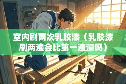 室内刷两次乳胶漆（乳胶漆刷两遍会比第一遍深吗）