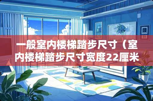 一般室内楼梯踏步尺寸（室内楼梯踏步尺寸宽度22厘米好吗视频）