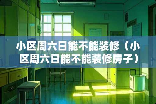 小区周六日能不能装修（小区周六日能不能装修房子）