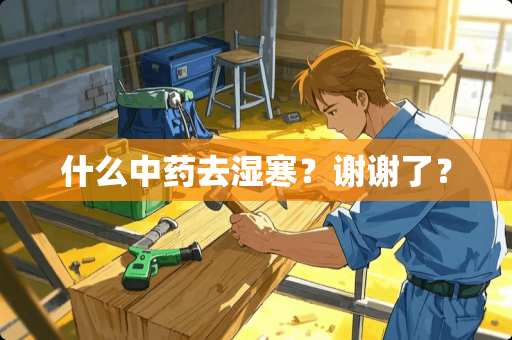 什么中药去湿寒？谢谢了？