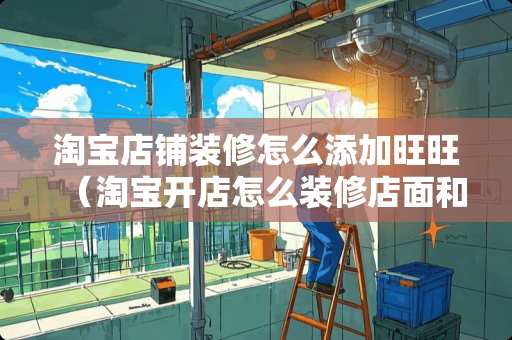 淘宝店铺装修怎么添加旺旺（淘宝开店怎么装修店面和宝贝上架）