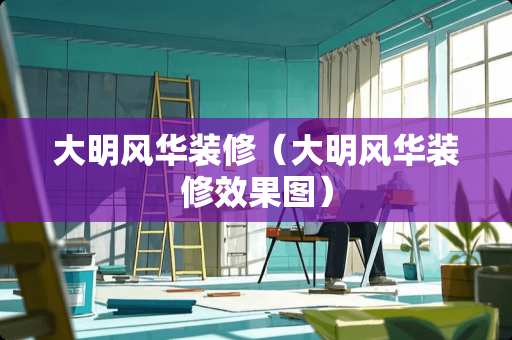 大明风华装修（大明风华装修效果图）