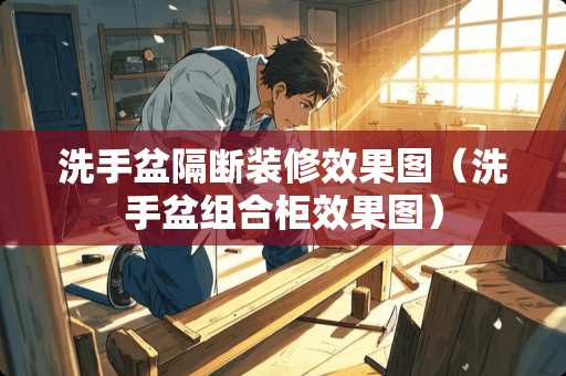 洗手盆隔断装修效果图（洗手盆组合柜效果图）