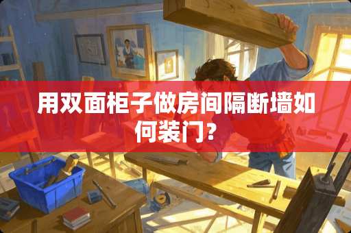 用双面柜子做房间隔断墙如何装门？