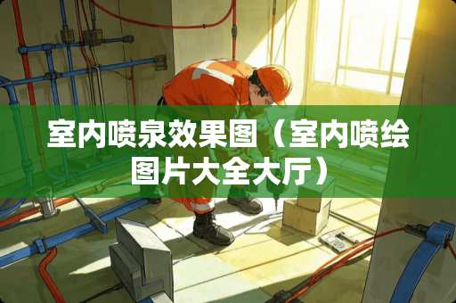 室内喷泉效果图（室内喷绘图片大全大厅）