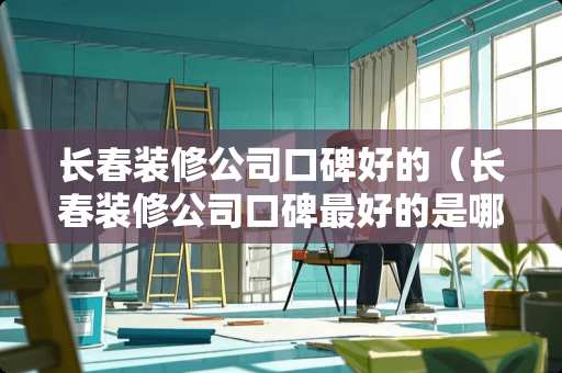 长春装修公司口碑好的（长春装修公司口碑最好的是哪家）