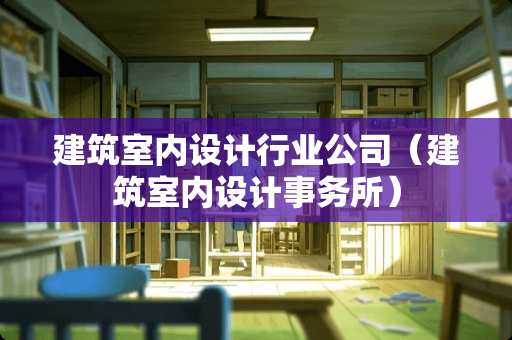建筑室内设计行业公司（建筑室内设计事务所）