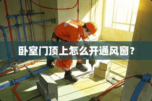 卧室门顶上怎么开通风窗？