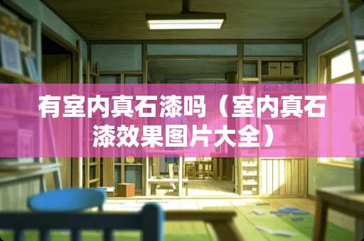 有室内真石漆吗（室内真石漆效果图片大全）