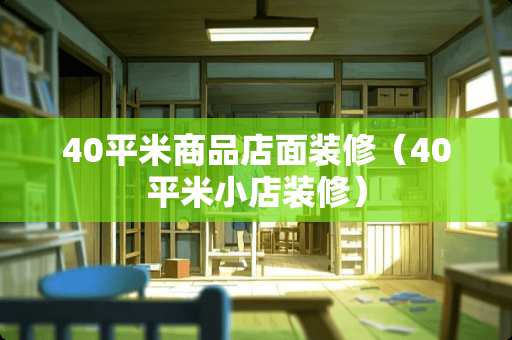 40平米商品店面装修（40平米小店装修）