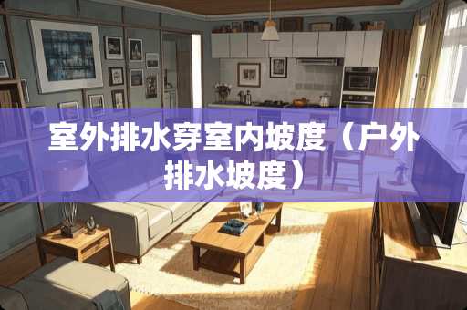 室外排水穿室内坡度（户外排水坡度）