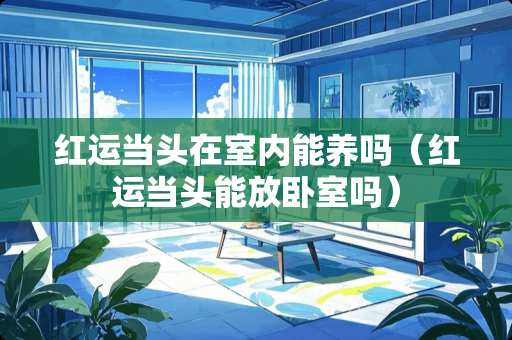 红运当头在室内能养吗（红运当头能放卧室吗）