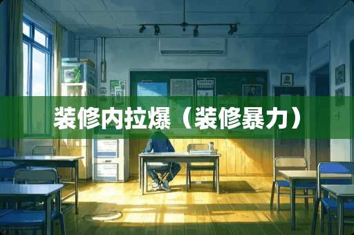 装修内拉爆（装修暴力）