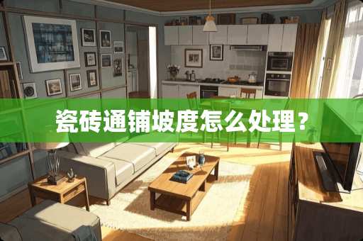 瓷砖通铺坡度怎么处理？