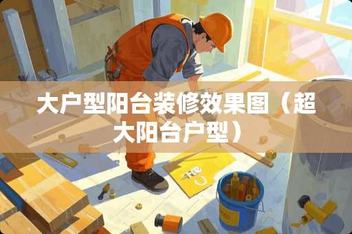 大户型阳台装修效果图（超大阳台户型）