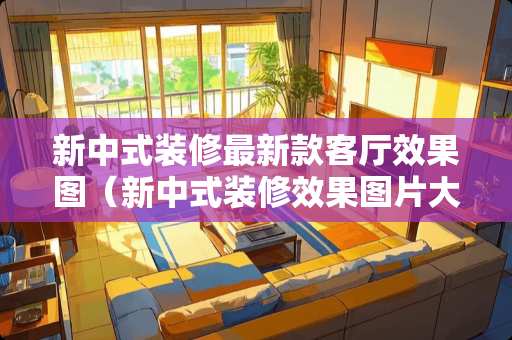 新中式装修最新款客厅效果图（新中式装修效果图片大全 风格）