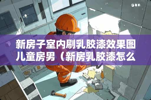 新房子室内刷乳胶漆效果图儿童房男（新房乳胶漆怎么刷墙步骤）